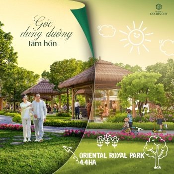 Bắt gặp những khoảnh khắc bình yên giữa lòng Vinhomes Golden City