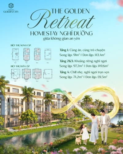 The Golden Retreat  - Homestay nghỉ dưỡng giữa không gian an yên