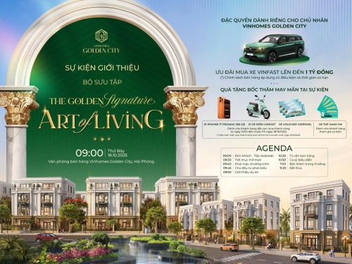 Sẵn sàng bùng nổ cùng Sự kiện The Golden Signature - Art of Living