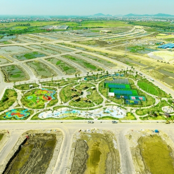 Cập nhật tiến độ thi công Vinhomes Golden City tháng 11.2025