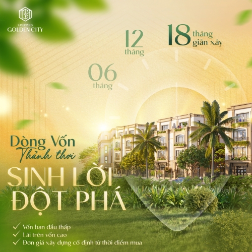 3 ưu điểm vượt trội khiến Bất động sản giãn xây tại Vinhomes Golden City trở thành xu hướng đầu tư 2025?
