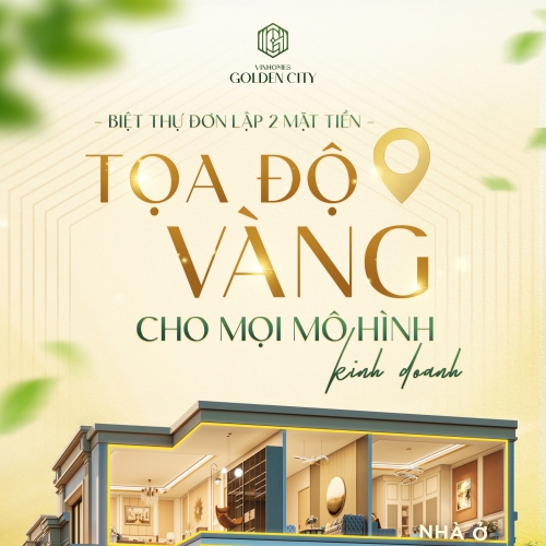 Biệt thự Đơn Lập 2 mặt tiền - Tọa độ vàng cho mọi mô hình kinh doanh