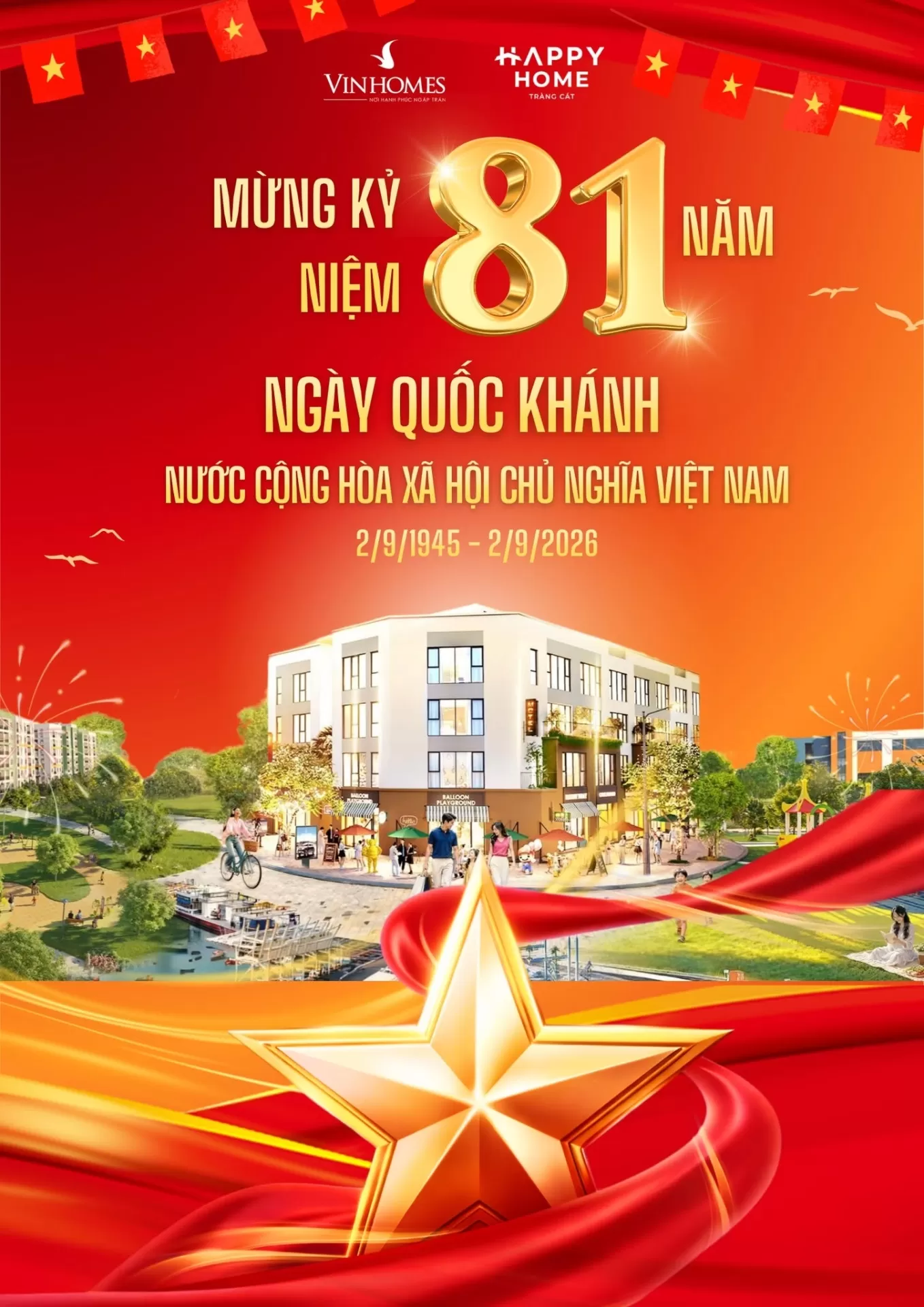 Mừng kỷ niệm 81 năm Quốc Khánh - Nước Cộng hòa Xã hội Chủ nghĩa Việt Nam