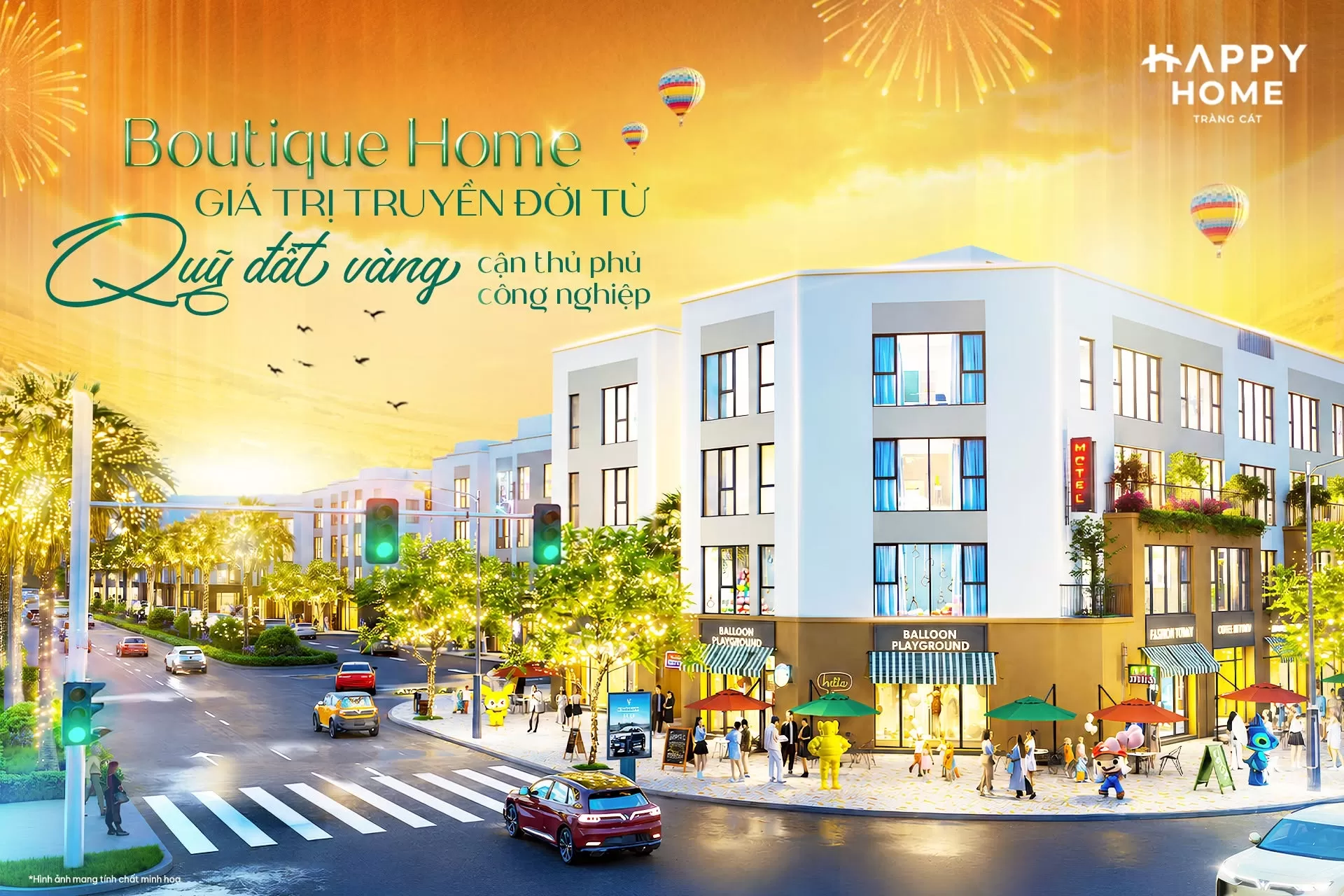 Boutique Home - Giá trị truyền đời từ quỹ đất vàng cận thủ phủ công nghiệp