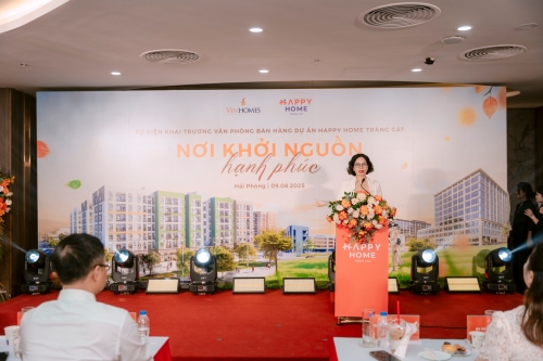 Những khoảng khắc đầy cảm hứng tại Sự kiện Khai trương Văn phòng bán hàng Happy Home Tràng Cát