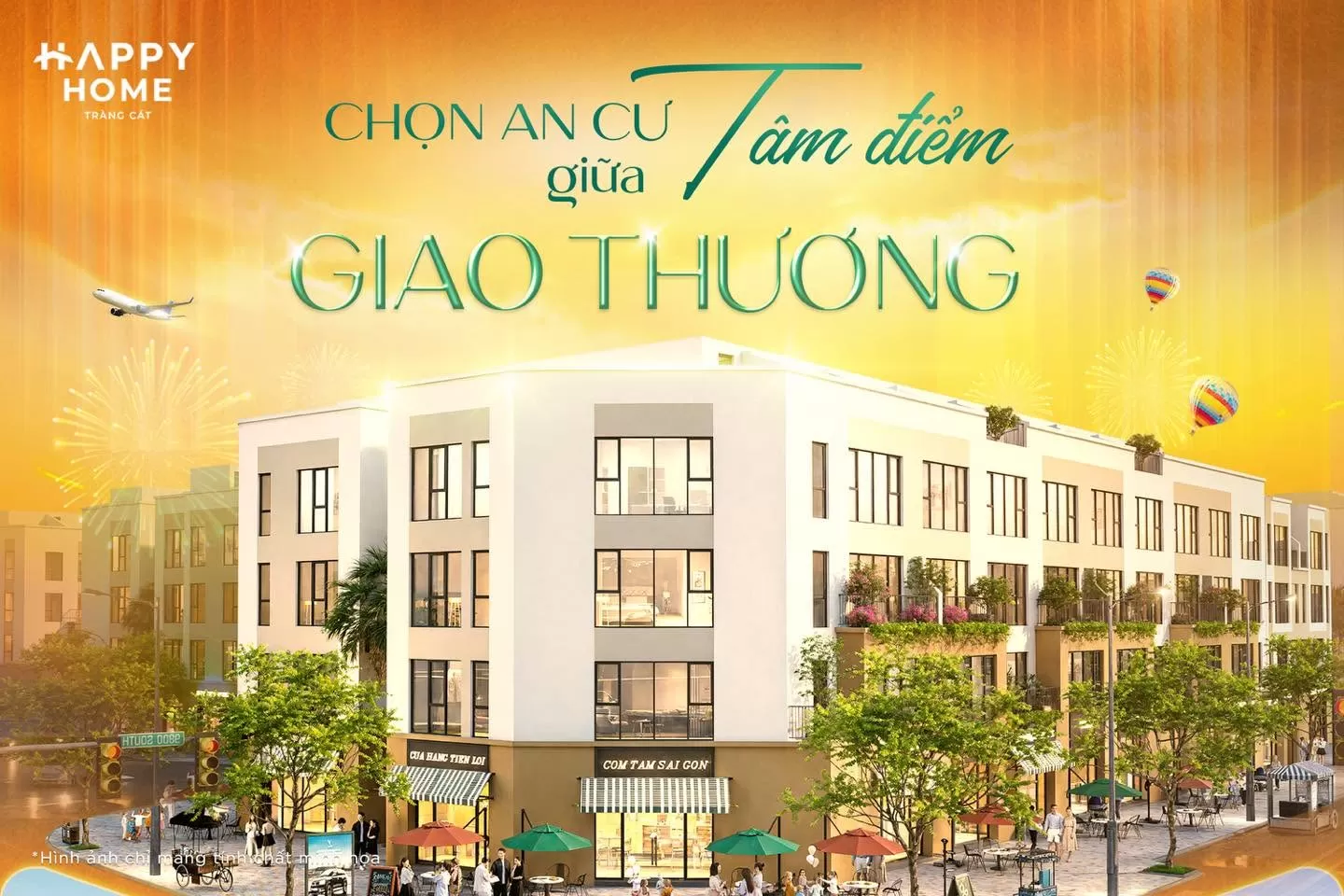 Chọn an cư giữa tâm điểm giao thương