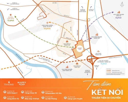 Happy Home Tràng Cát - Tâm điểm kết nối, thuận tiện di chuyển