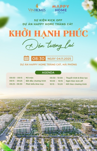 Sự kiện Kick Off dự án Happy Home Tràng Cát