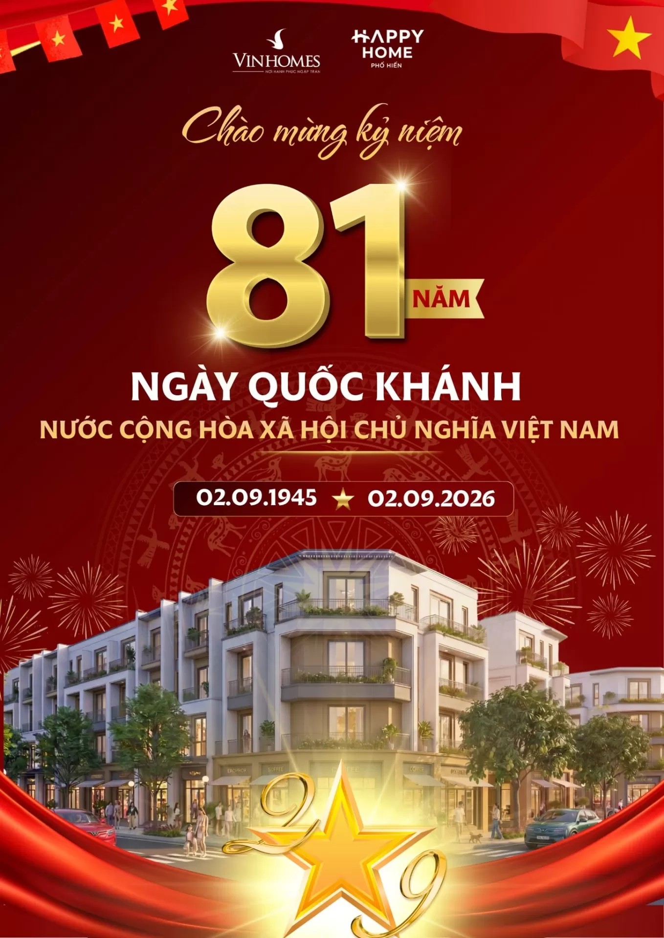 Mừng kỷ niệm 81 năm - Quốc Khánh nước Cộng hòa Xã hội Chủ nghĩa Việt Nam