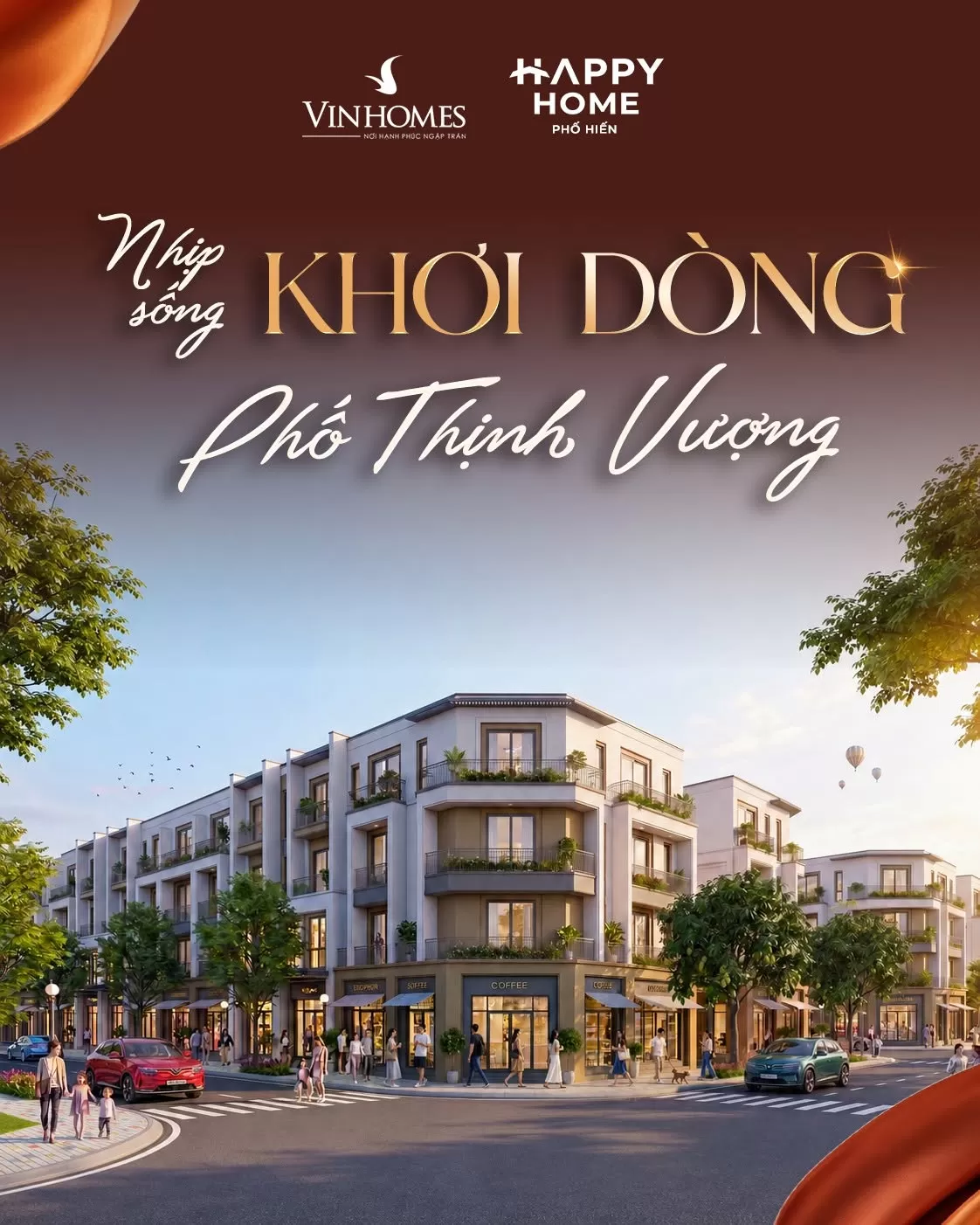 Nhịp sống khơi dòng phố thịnh vượng