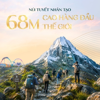 Tuyệt tác núi tuyết kỷ lục thế giới tại VinWonders Cần Giờ có gì?