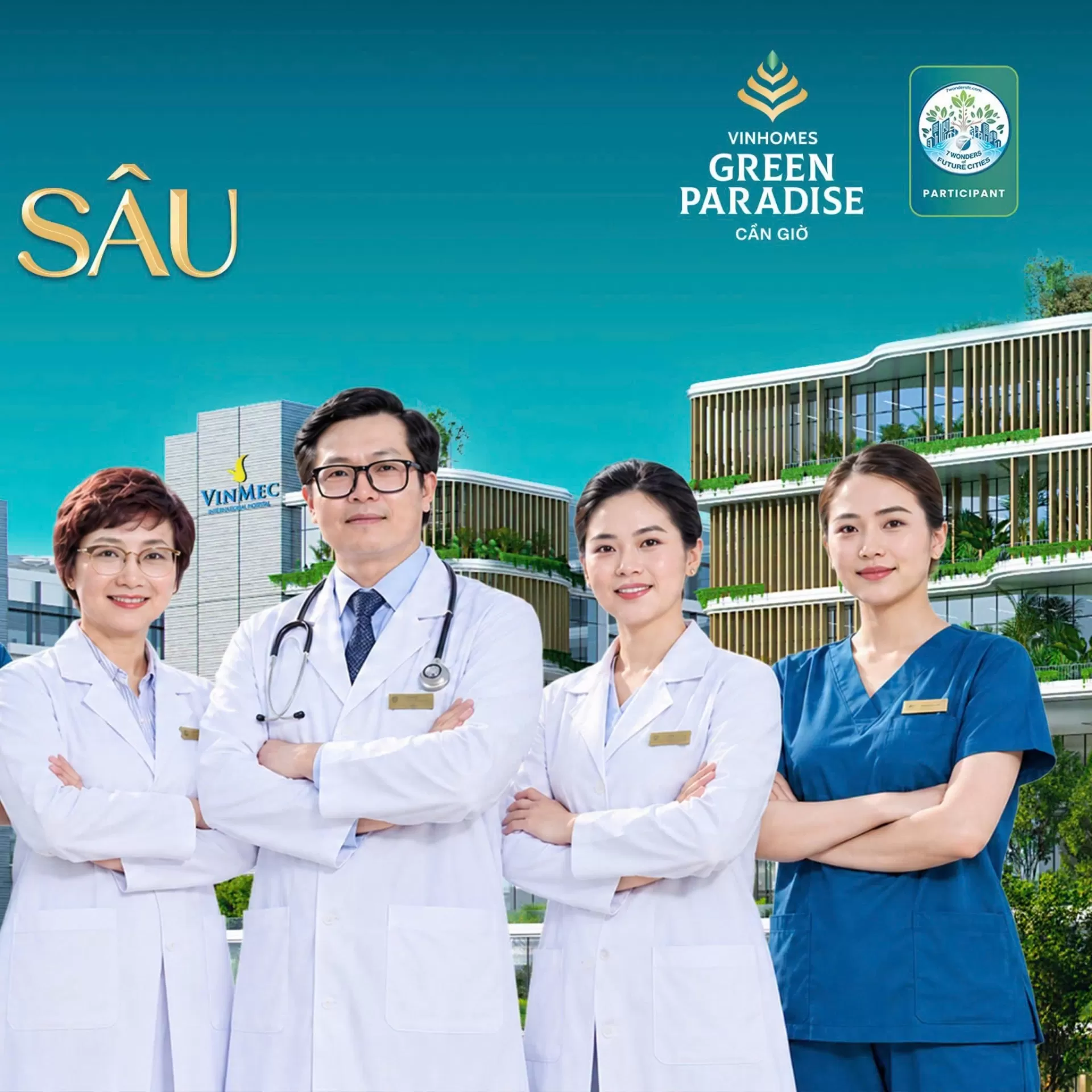 Tiếp cận Y khoa Quốc tế ngay gần nhà - Giá trị sống đáng mong đợi tại Vinhomes Green Paradise