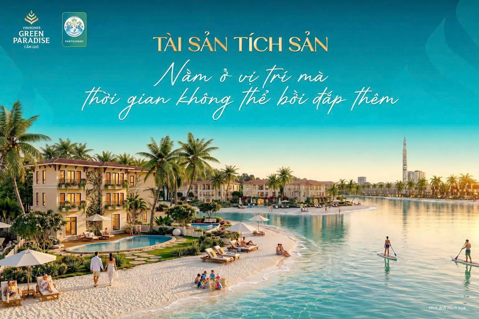 Tài sản tích sản: Nằm ở vị trí mà thời gian không thể bồi đắp thêm