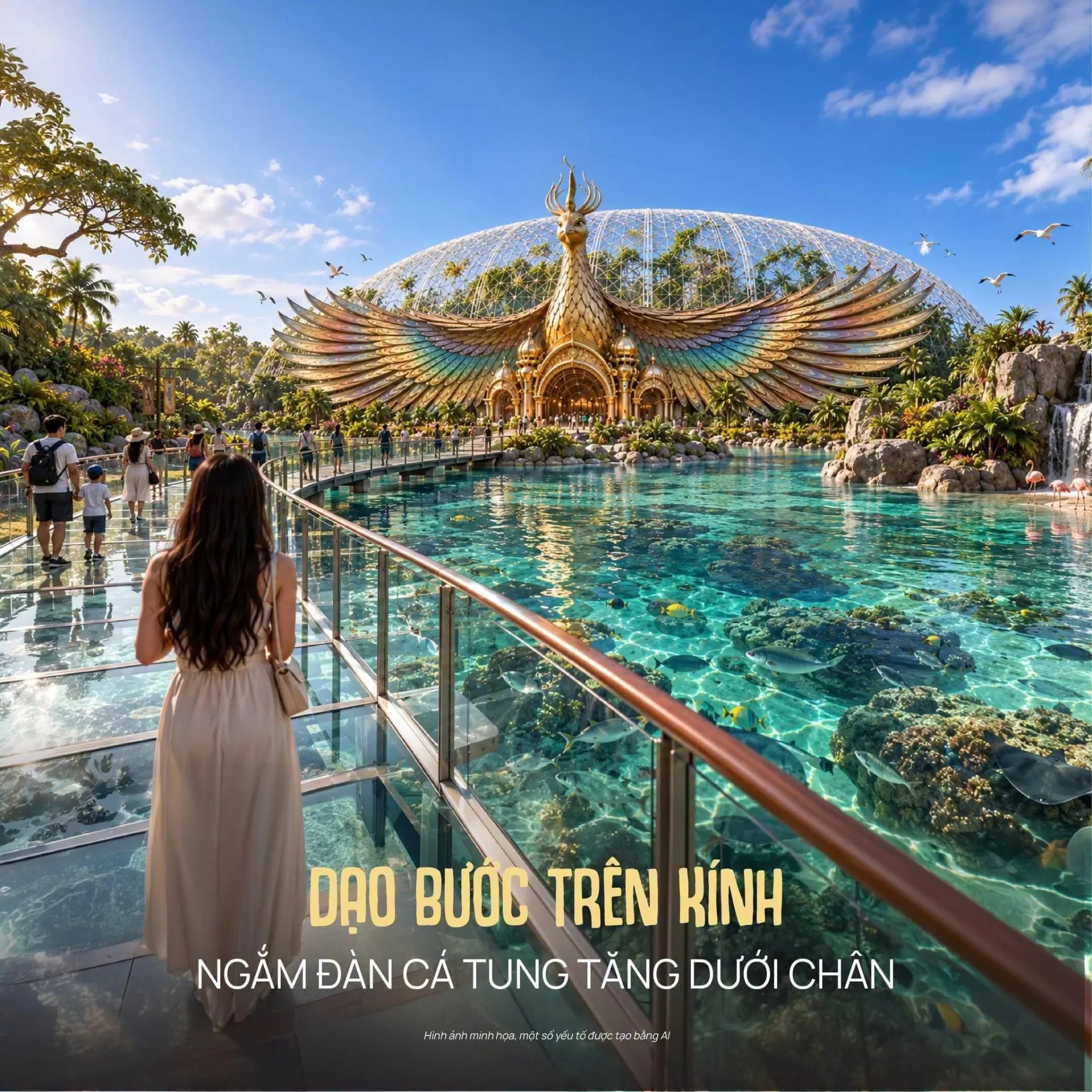 Khám phá nhà chim 3ha - Nơi năm châu hội tụ tại VinWonders Cần Giờ!