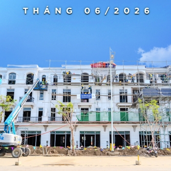 Tiến độ thi công Vinhomes Green Paradise Cần Giờ tháng 6/2026 - Toàn cảnh siêu đô thị biển Quốc tế lộ diện ngày một rõ nét
