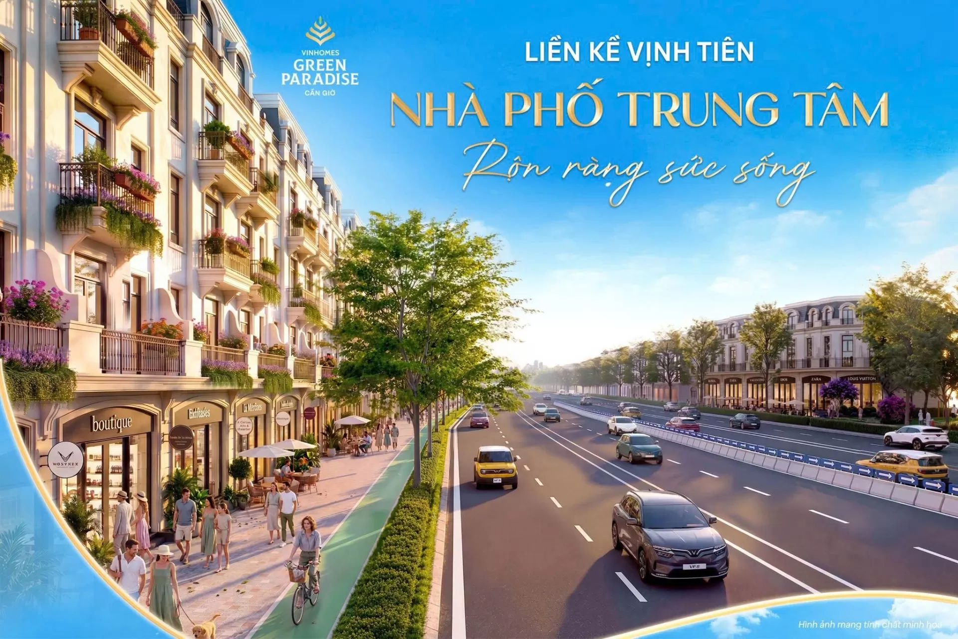 Liền kề Vịnh Tiên: Nhà phố trung tâm - Rộn ràng sức sống