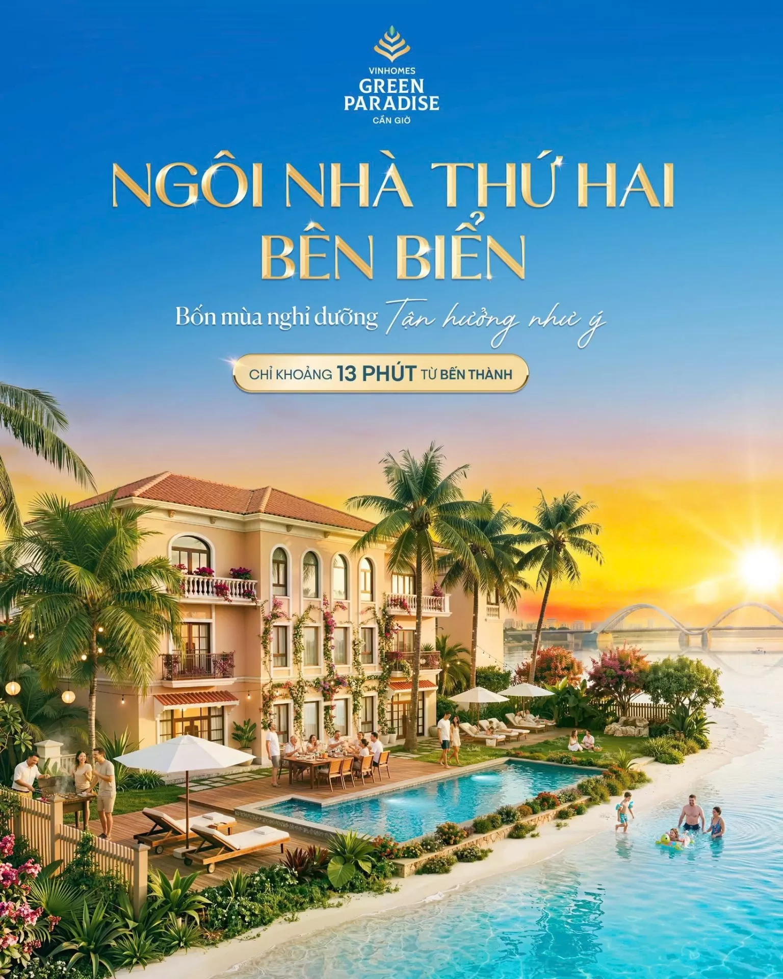 Ngôi nhà thứ 2 bên biển: Bốn mùa nghỉ dưỡng - Tận hưởng như ý