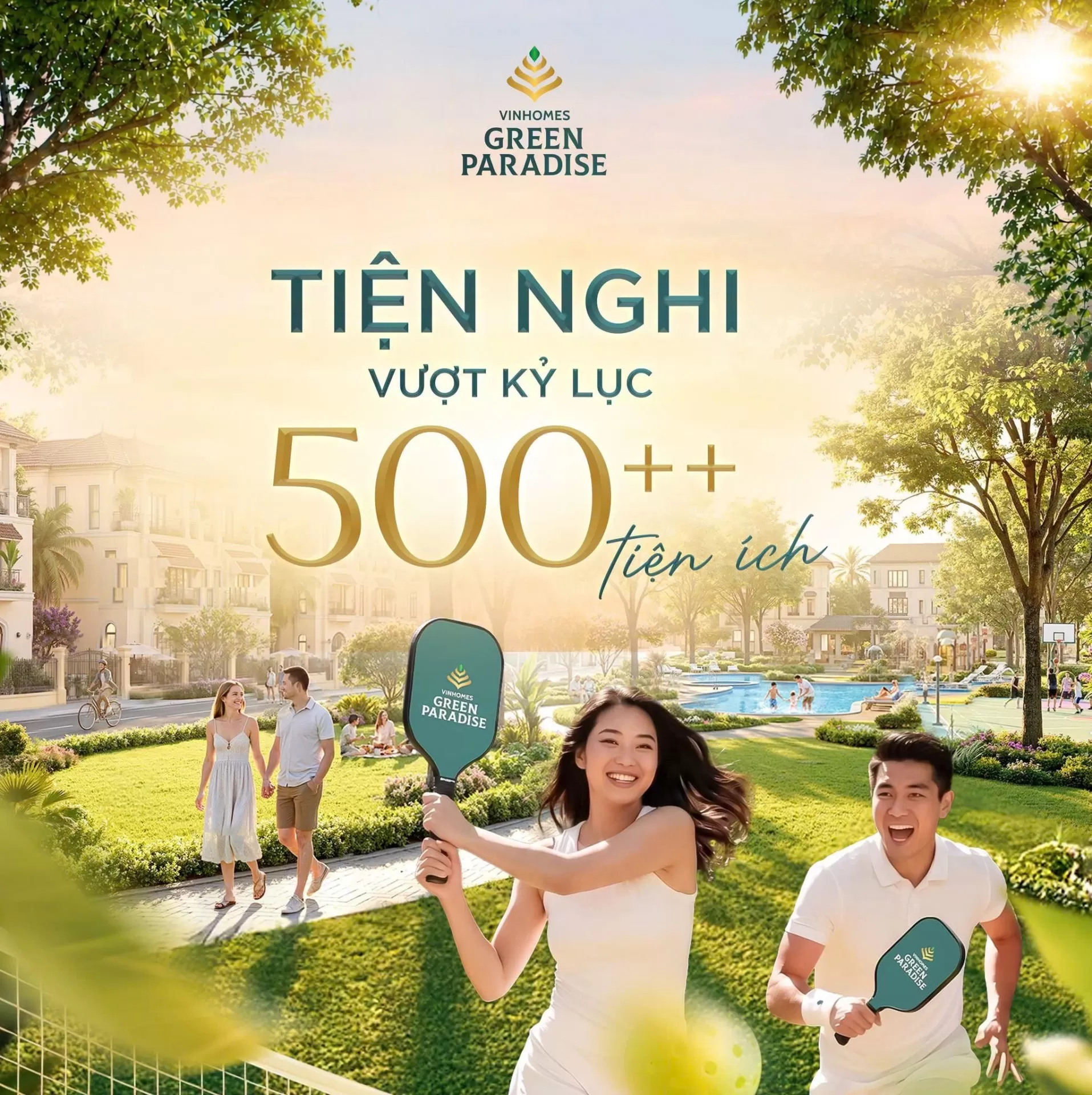 Tiện nghi vượt kỷ lục - Vinhomes Green Paradise Cần Giờ thiết lập chuẩn sống vươn tầm mới tại TP.HCM