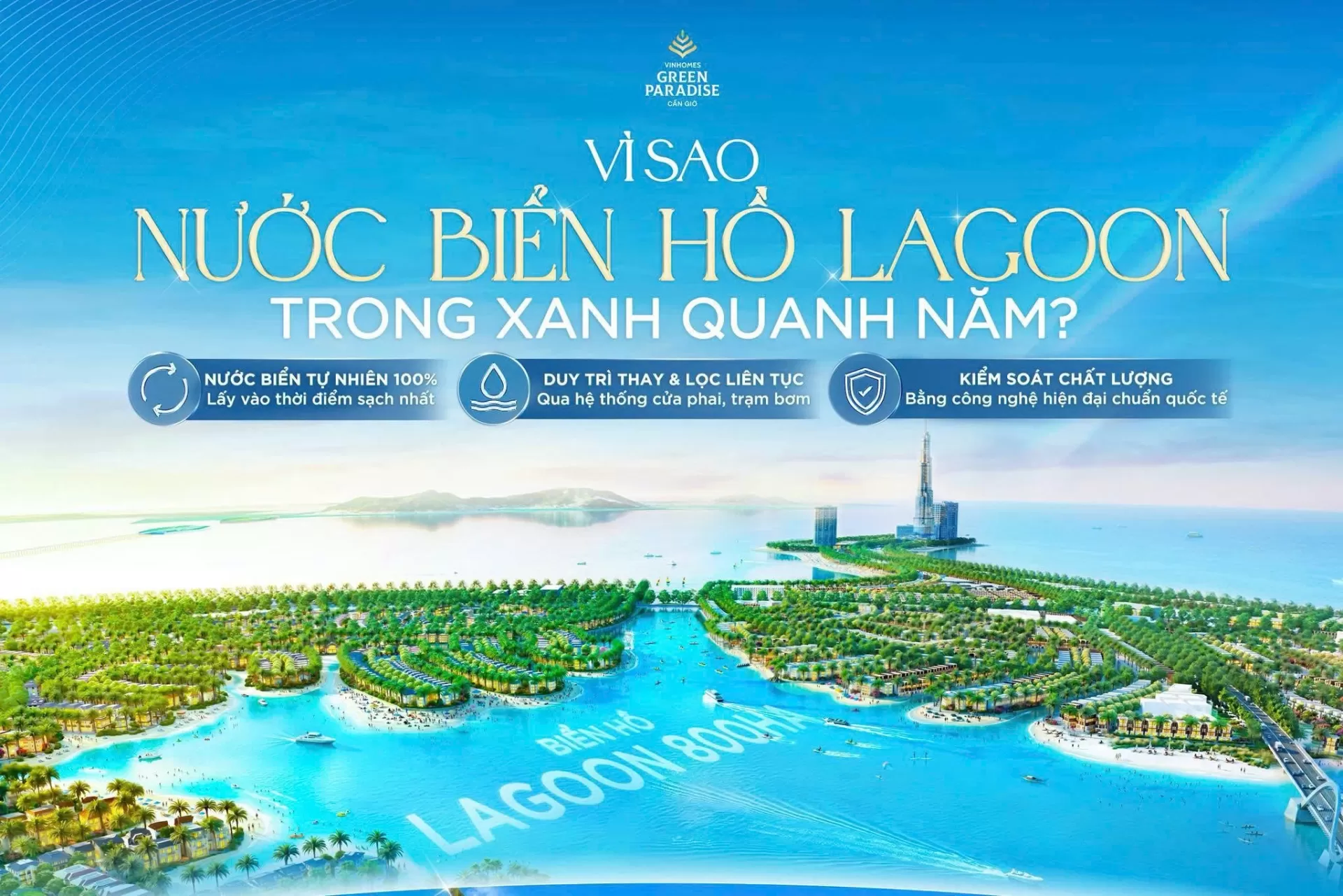 Paradise Lagoon - Nơi không chỉ để ngắm nhìn mà để tận hưởng mỗi ngày