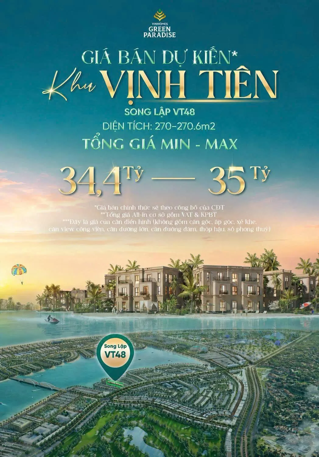 Vịnh Tiên công bố quỹ căn mới tại tâm điểm 