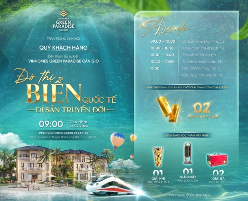 Đô thị biển quốc tế - Di sản truyền đời: Trục thịnh vượng mới - Tâm điểm đầu tư toàn cầu