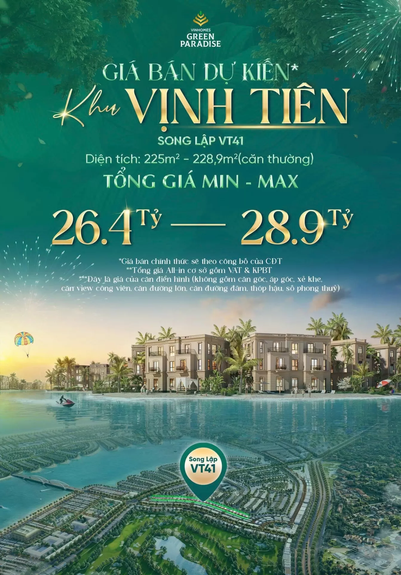 Tin vui dành cho thị trường - Bổ sung quỹ căn Song Lập & Đơn Lập Vịnh Tiên