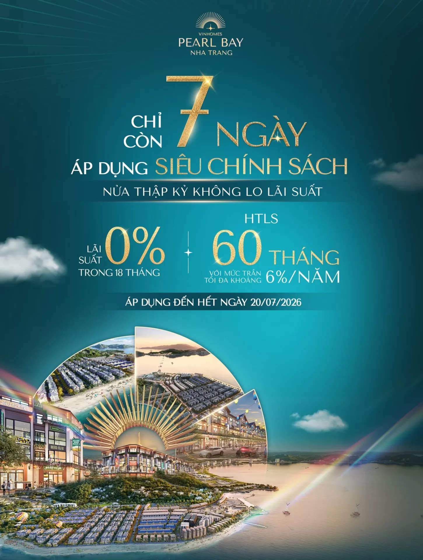 Chỉ còn 7 ngày duy nhất - Cơ hội vàng sở hữu siêu phẩm Vinhomes Pearl Bay với siêu chính sách