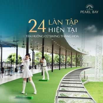 Sân tập golf 2 tầng - Đặc quyền VIP cho cư dân Vinhomes Pearl Bay