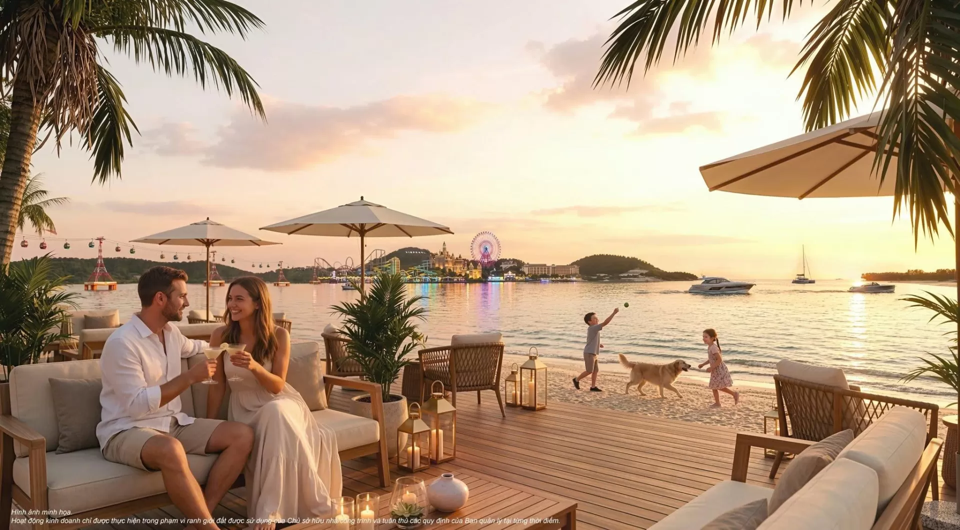 Thức giấc giữa bình minh chạm vịnh