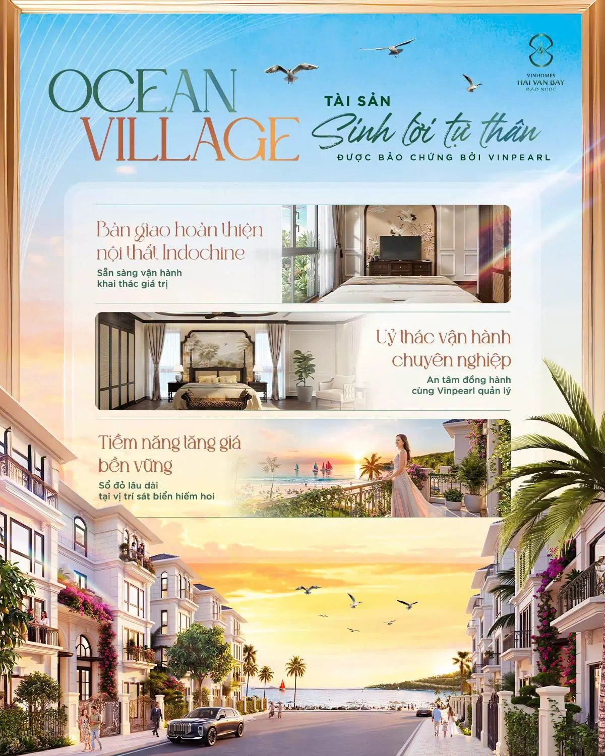 Ocean Village - Tài sản kép sinh lời tự thân, bảo chứng bởi thương hiệu Vinpearl