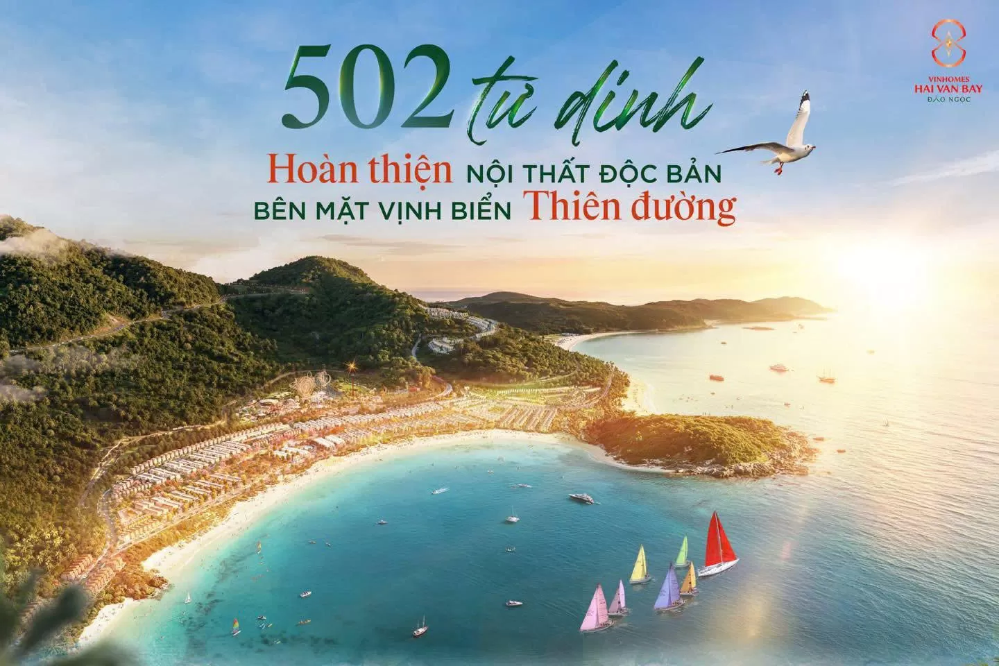 Bộ sưu tập 502 căn tư dinh mang ba dấu ấn nghỉ dưỡng riêng biệt