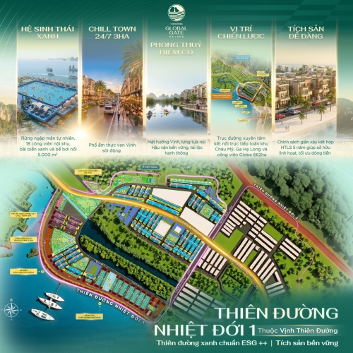 Thiên Đường Nhiệt Đới 1 - Thiên Đường Xanh chuẩn ESG++ - Tích sản bền vững