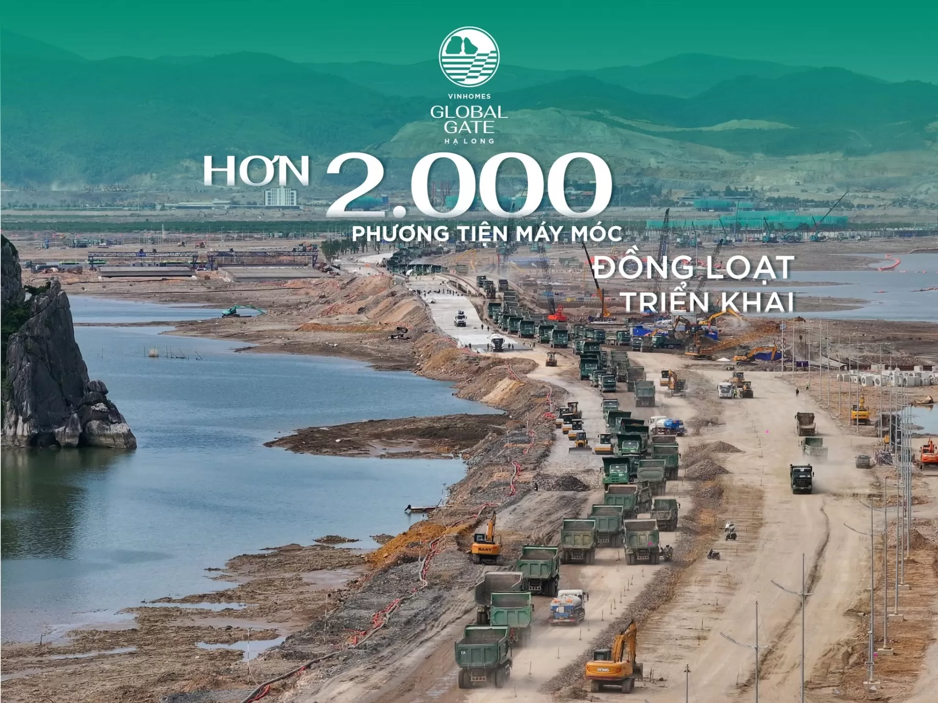 Vinhomes Global Gate Hạ Long: Sức nóng công trường - Diện mạo Thành phố mới