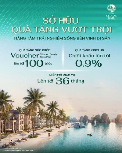 Sở hữu quà tặng vượt trội - Nâng tầm trải nghiệm sống bên Vịnh Di Sản