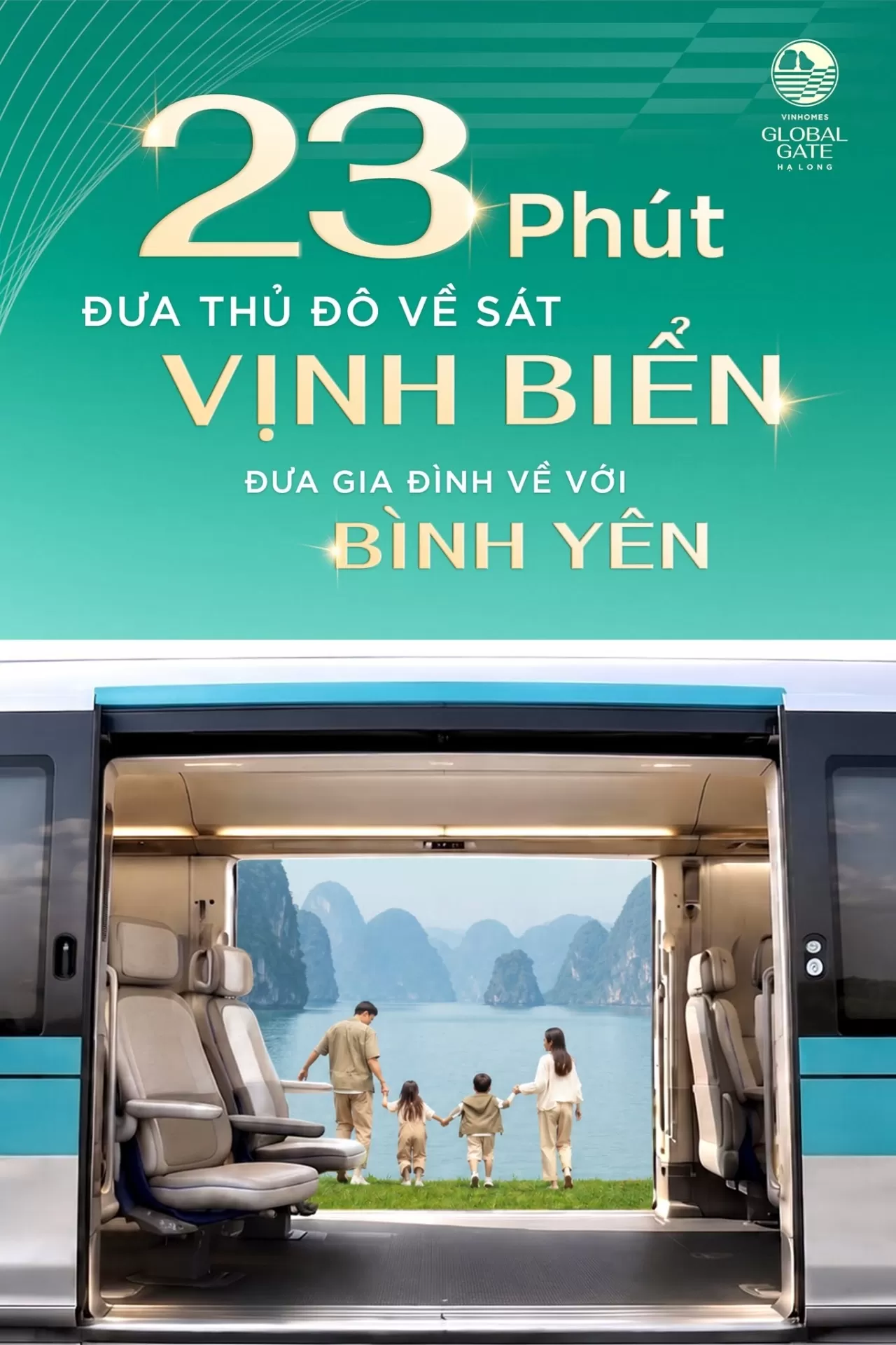 23 phút đưa Thủ Đô về sát vịnh biển - Đưa gia đình về với bình yên