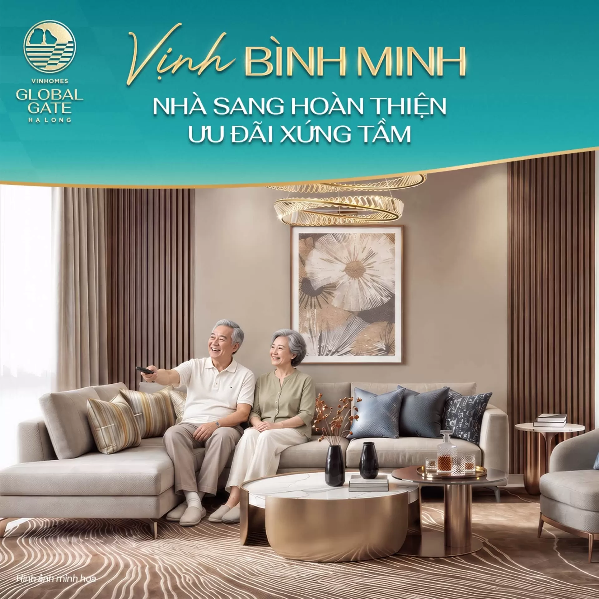 Nhà sang hoàn thiện - Thêm lợi thế sở hữu bên Vịnh Di Sản