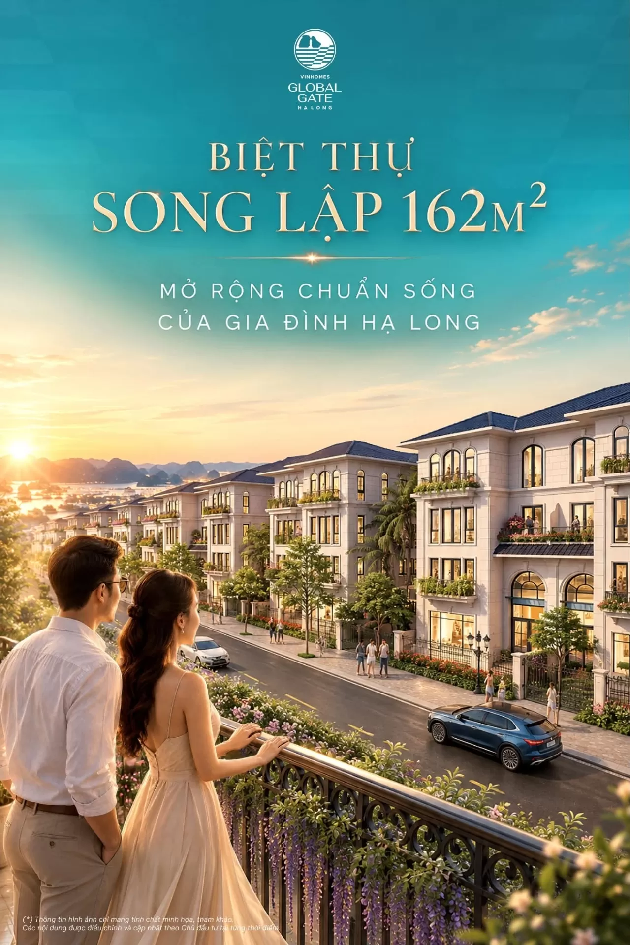 Biệt thự Song lập 162 m² - Nhà cao cửa rộng, mở chuẩn sống gia đình Hạ Long