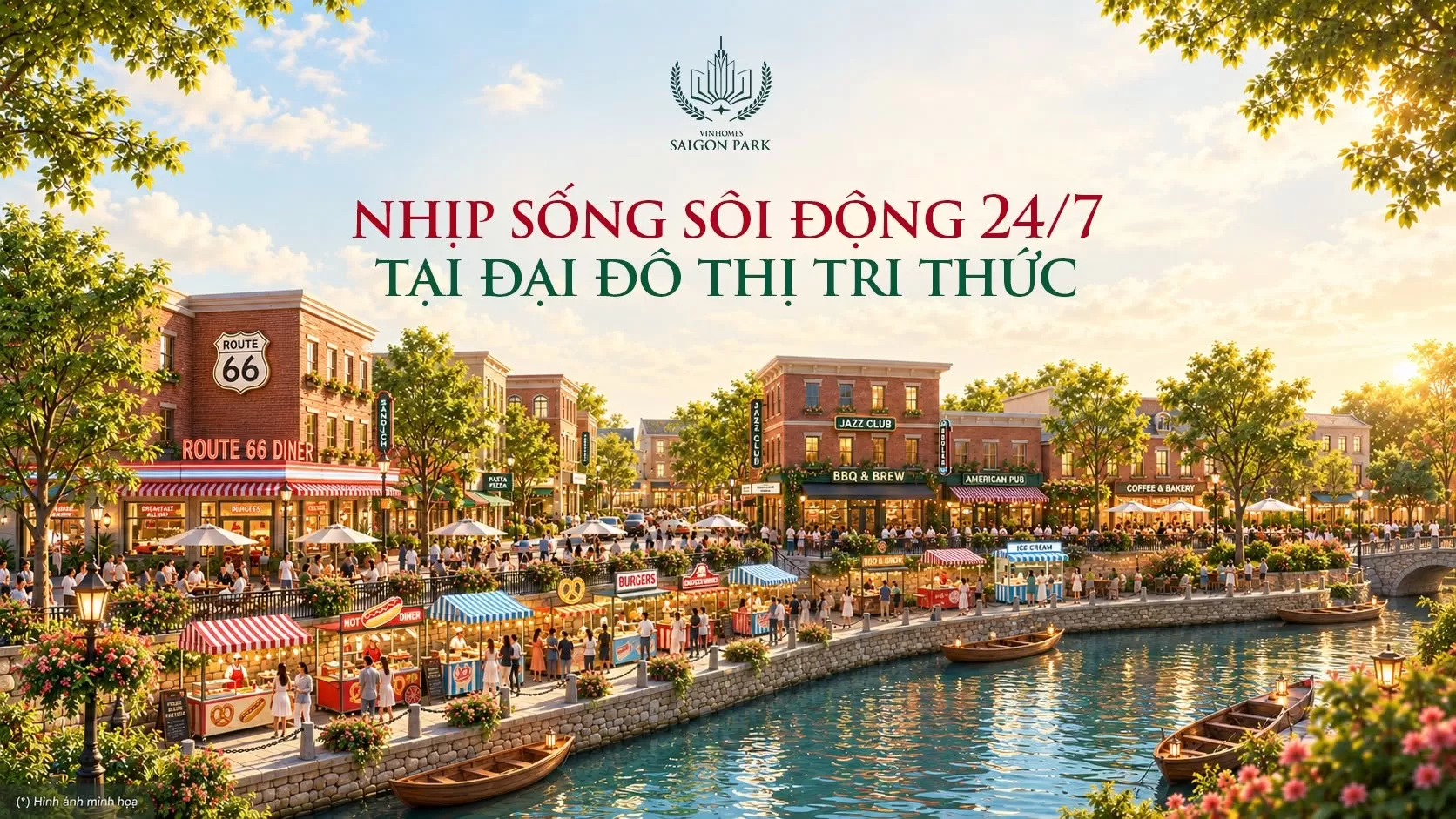 Nhịp sống sôi động 24/7 tại Đại Đô Thị Tri Thức