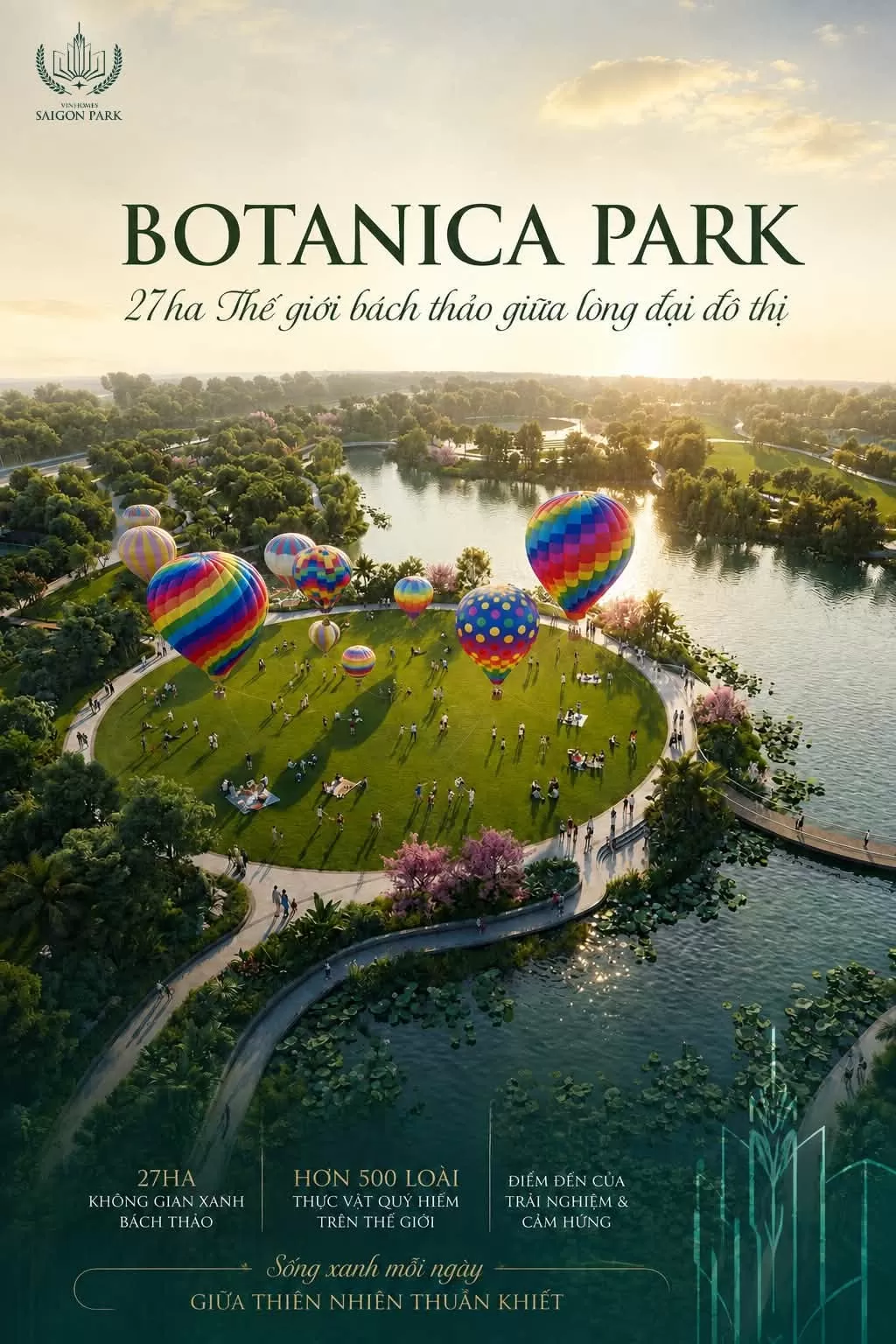 Botanica Park - 27ha thế giới bách thảo giữa lòng đại đô thị