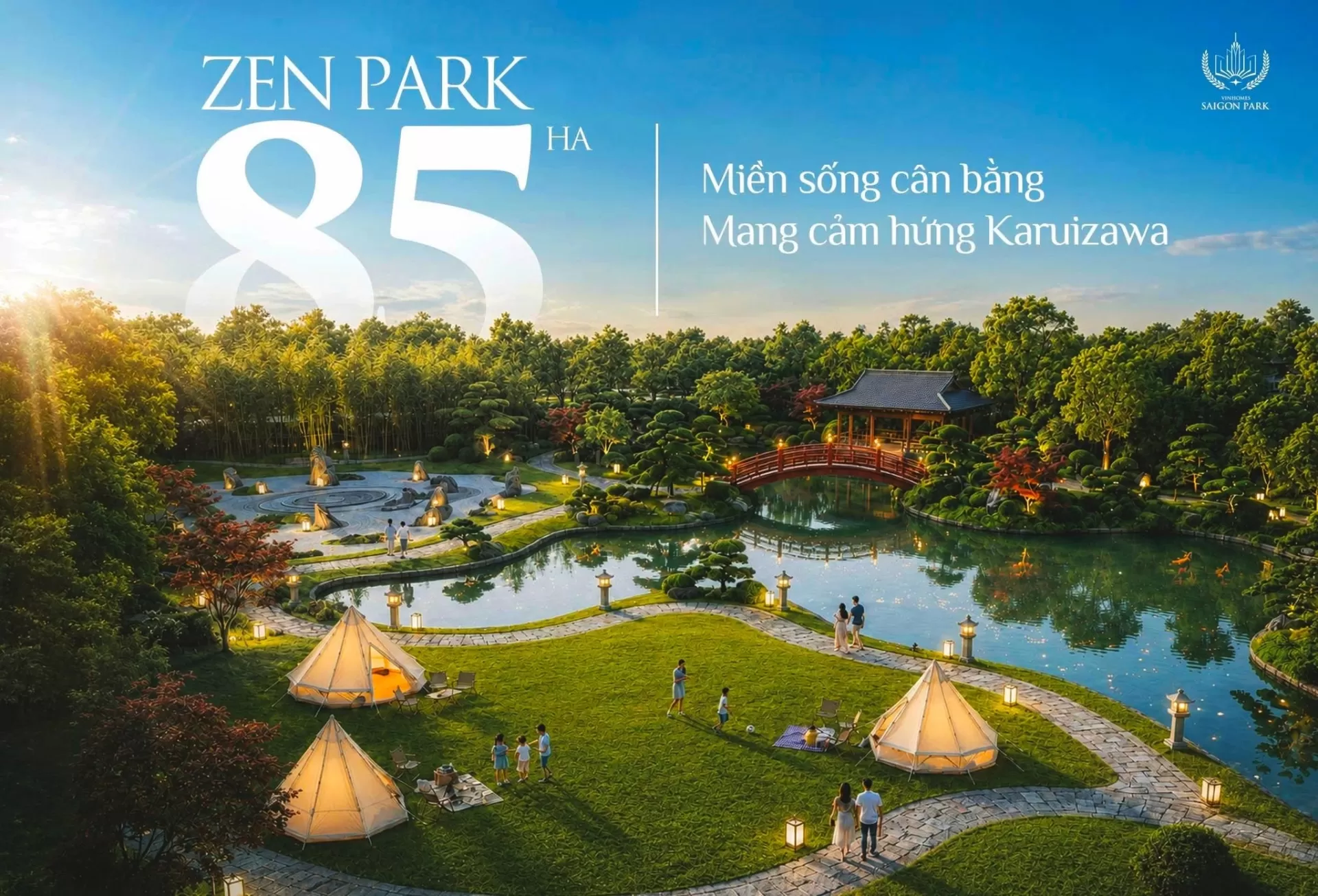 Zen Park 85ha - Miền sống cân bằng mang cảm hứng Karuizawa