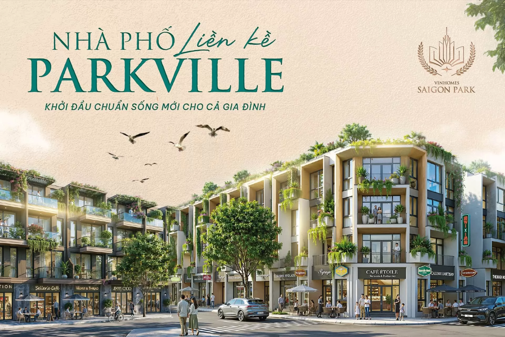 Nhà phố Liền kề The Parkville Collection