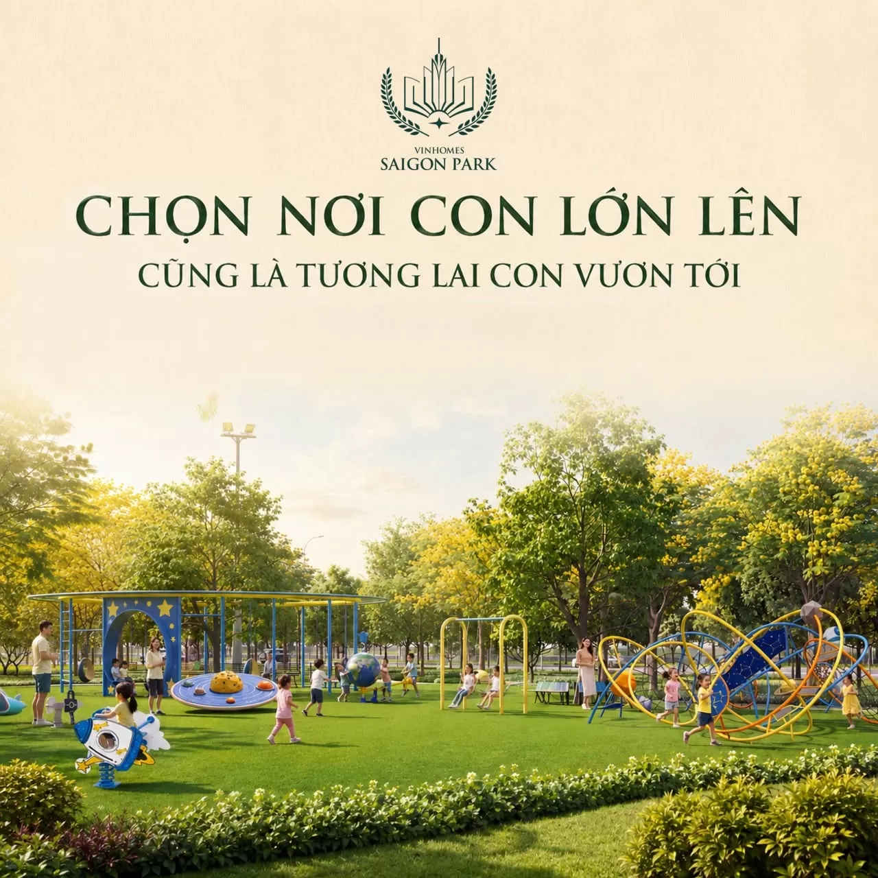 Về Saigon Park - Sống một tương lai mới