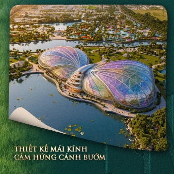 Vườn hoa mái kính 1.5ha quy mô lớn nhất Thế giới - 