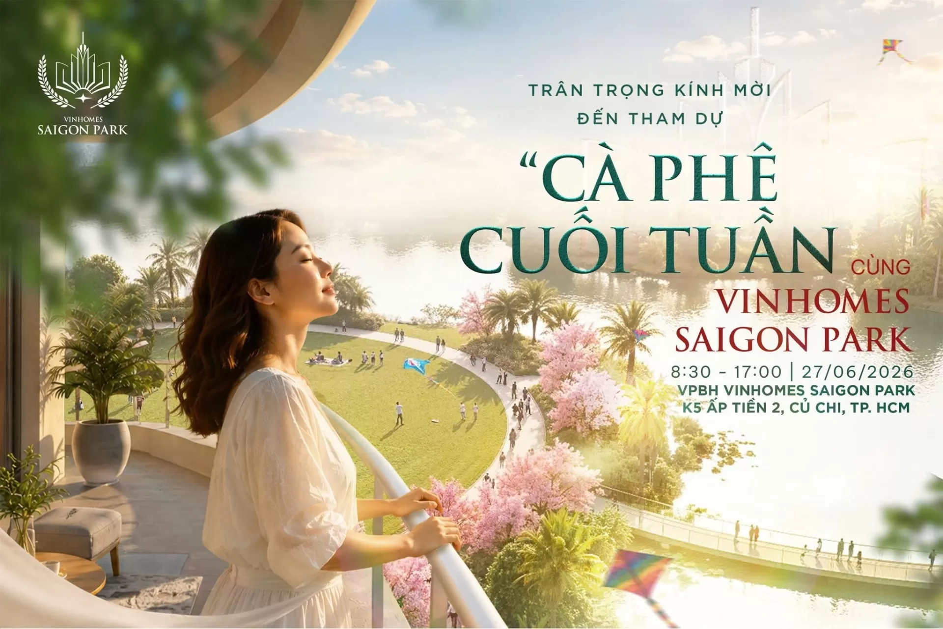 Cuối tuần thư thái - Trải nghiệm không gian sống đẳng cấp tại Vinhomes Saigon Park