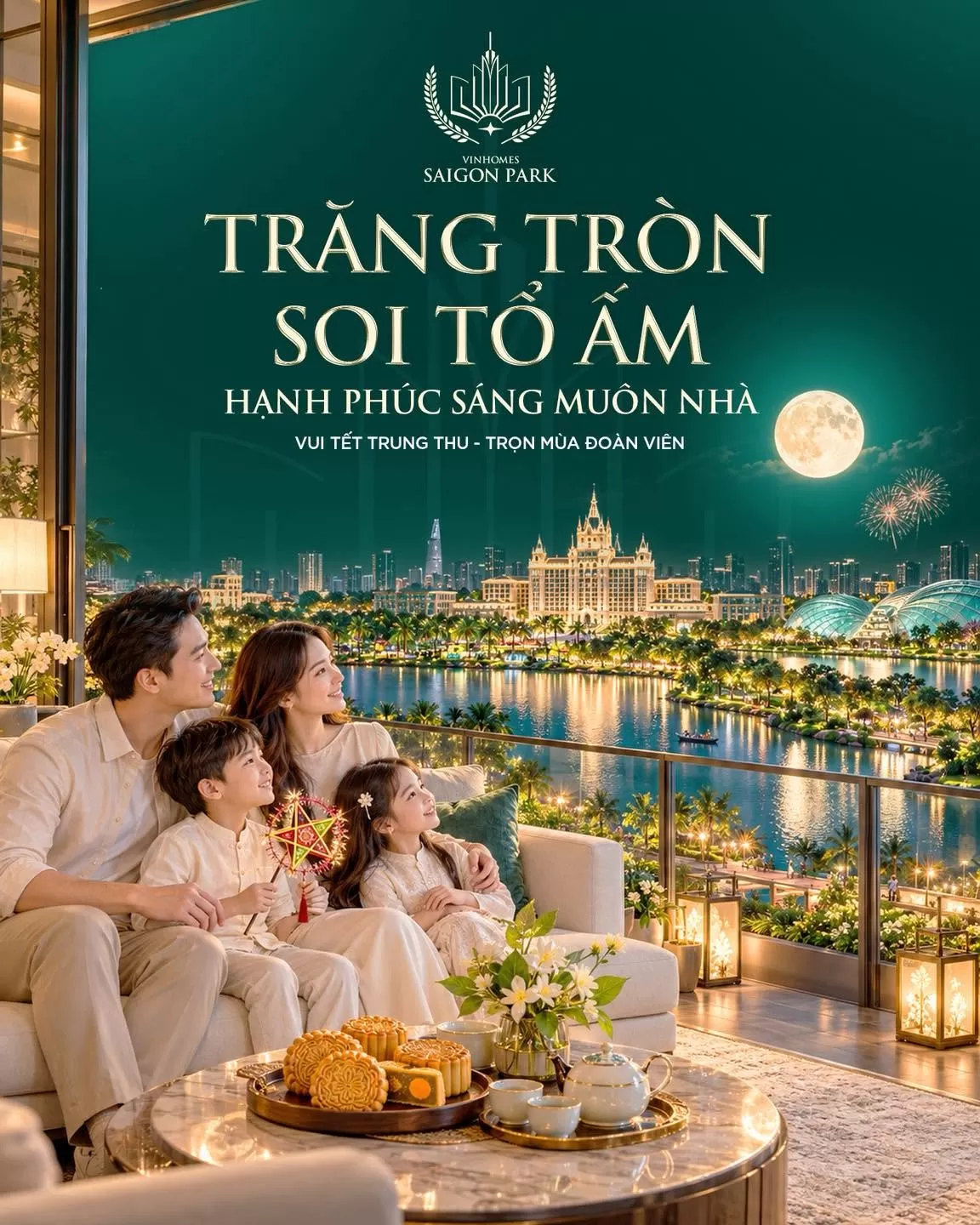 Trăng tròn soi tổ ấm - Hạnh phúc sáng muôn nhà