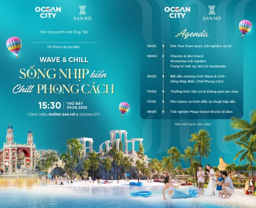 Wave & Chill: Sống nhịp biển - Chill phong cách