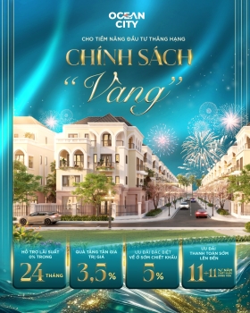 Chính sách vàng - Kích hoạt sóng sinh lời cuối năm tại Ocean City