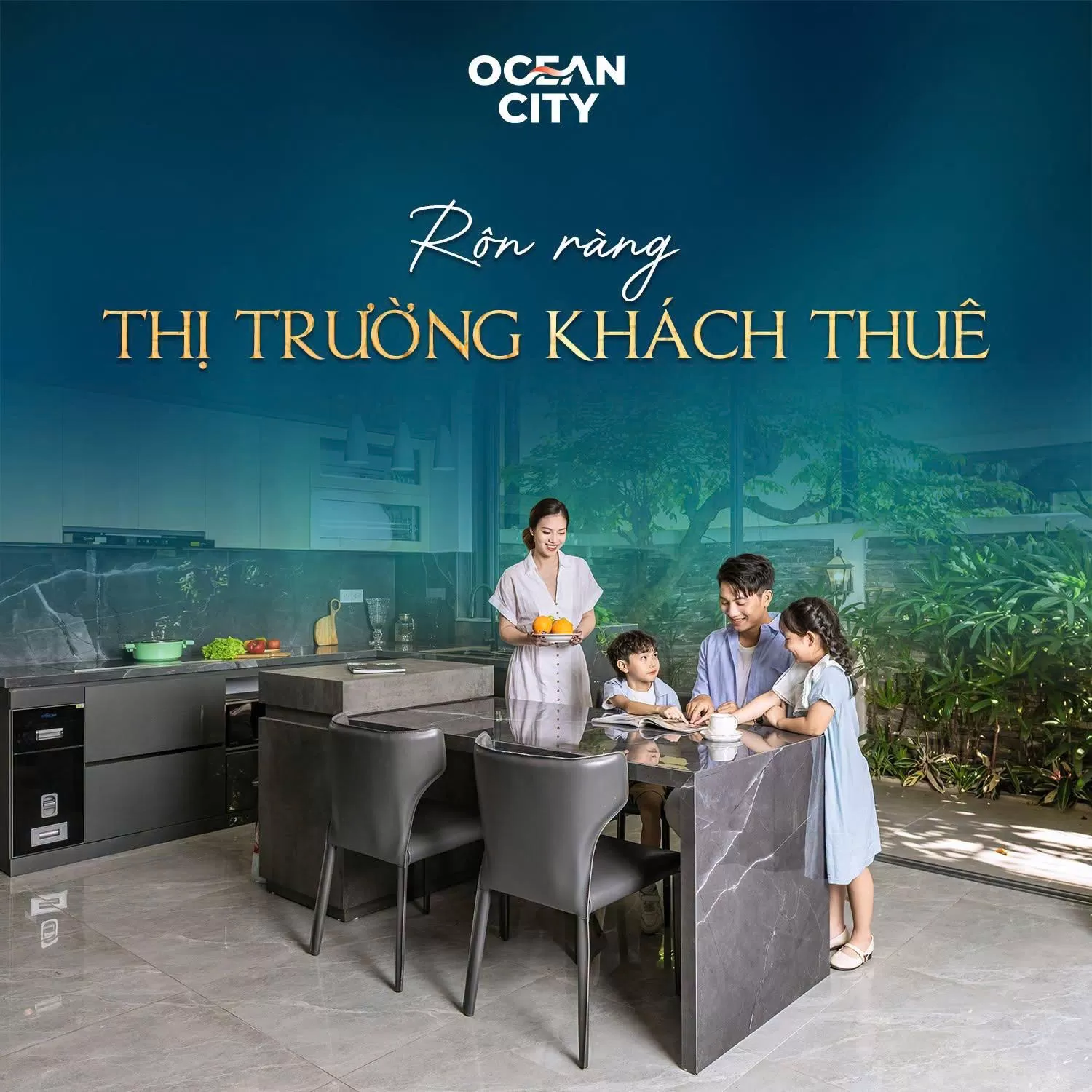 Ocean City - Nơi tài sản được đặt giữa hệ sinh thái nhu cầu đa tầng