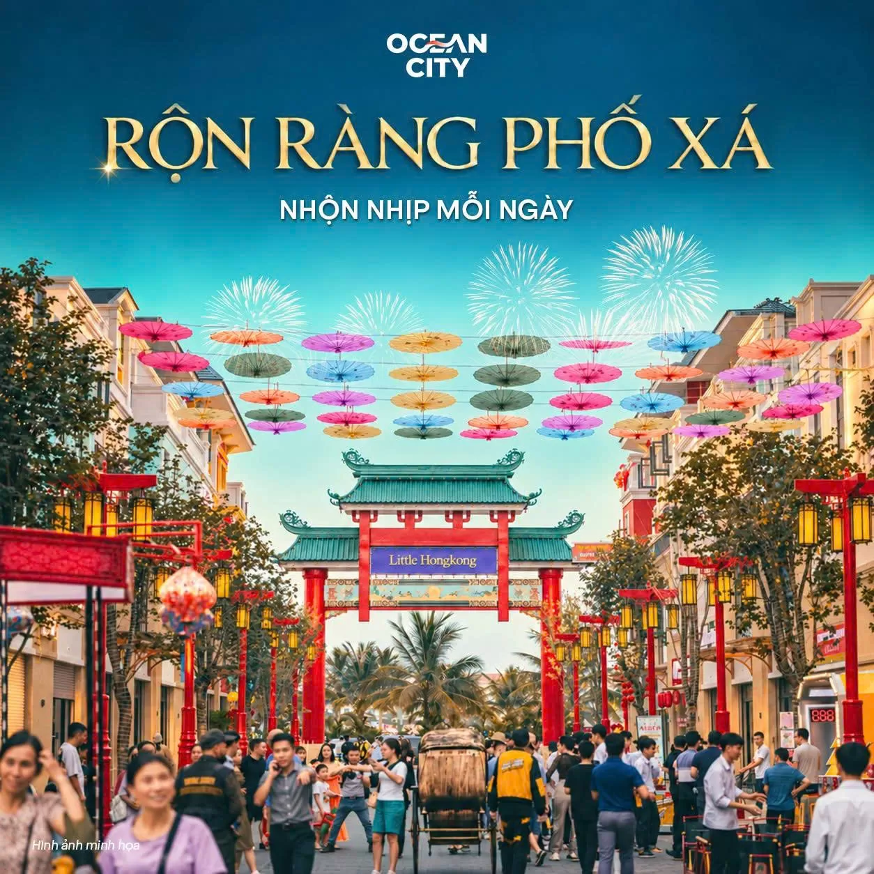 Vạn nhà hội tụ - Phố phường đông vui