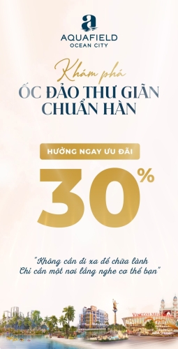 Khám phá ốc đảo thư giãn chuẩn Hàn, hưởng ngay ưu đãi 30% dịp khai trương